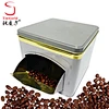 A stylish coffee storage canister ensures your beans stay fresh and flavorful. Its airtight seal locks in aroma, preserving the essence of each bean for a delightful brewing experience. Perfect for coffee enthusiasts.Contact us!